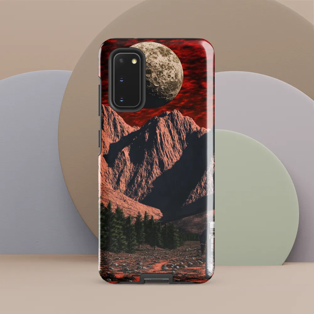 Beyond the Mountains: An Astronaut's Journey | Phone Case |  S20 | Tough Case | Glossy