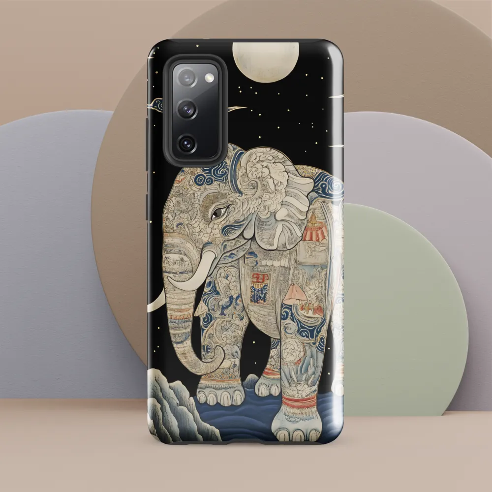 The Majestic Tale of the Painted Elephant | Phone Case |  S20 FE | Tough Case | Glossy
