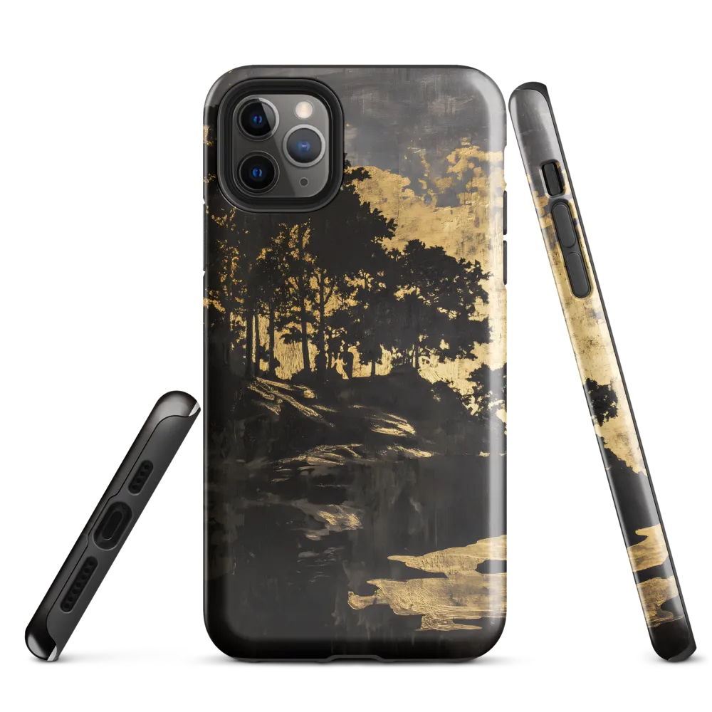 Golden Silhouettes | Phone Case |  11 Pro Max | Tough Case | Glossy