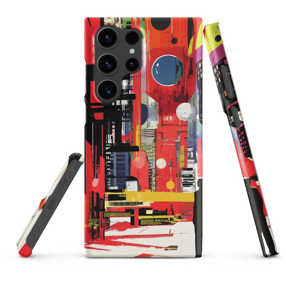 Urban Echoes: A Futuristic Reverie | Phone Case |  S23 Ultra | Snap Case | Matte