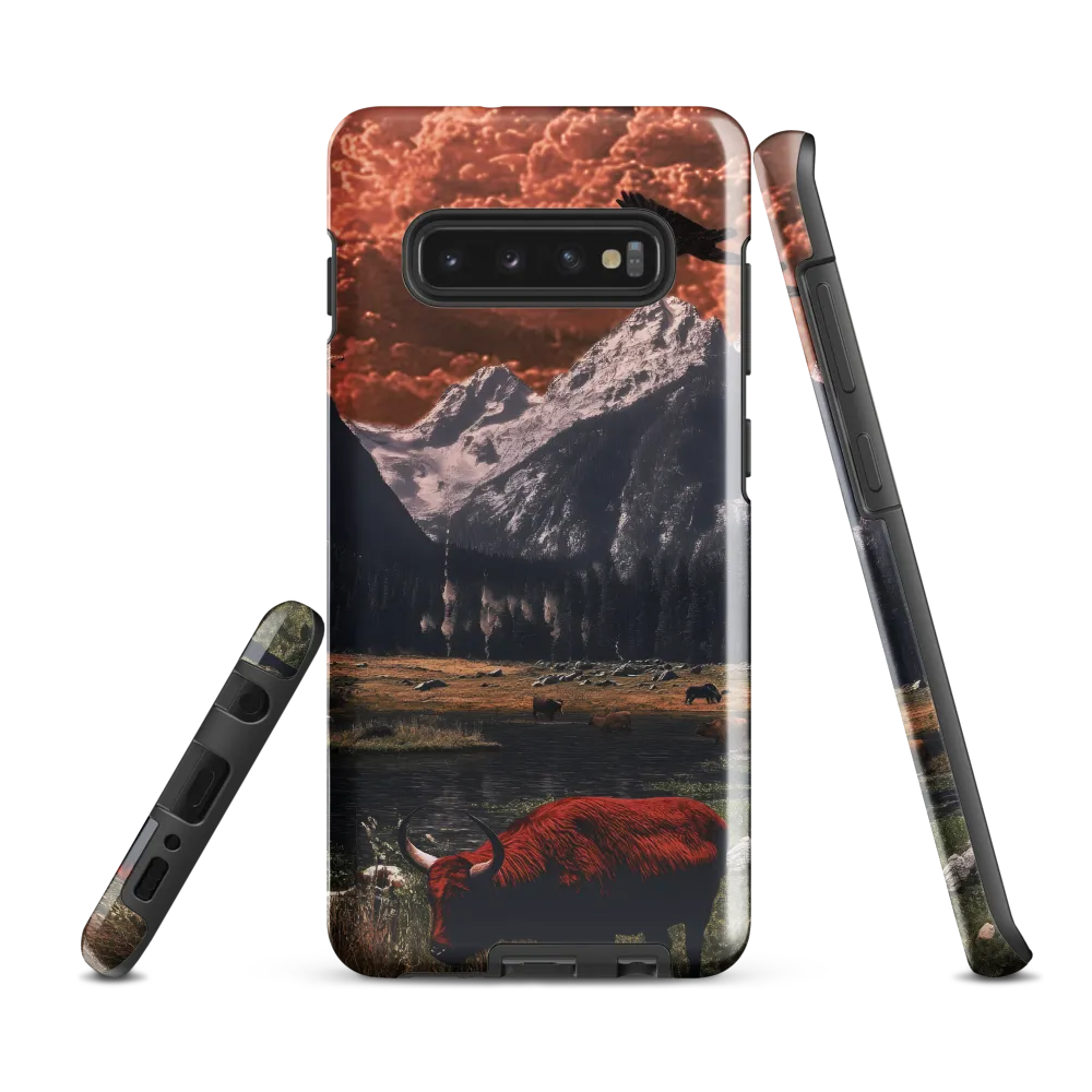 Serenity in Surreal Landscapes | Phone Case |  S10 Plus | Tough Case | Glossy