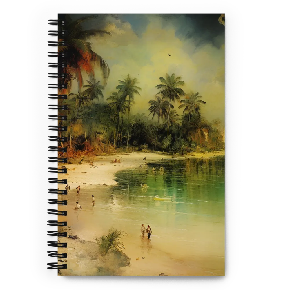 Elysian Shores at Dusk | Spiral Notebook