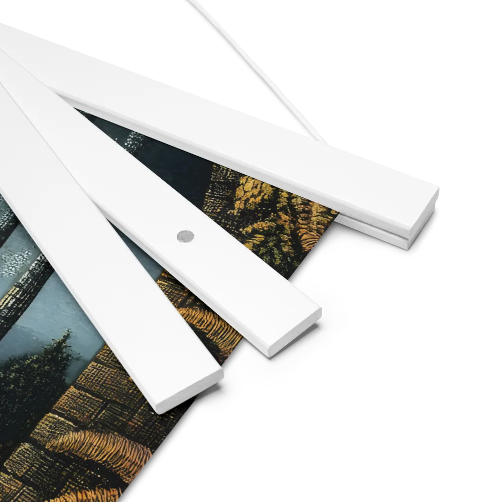 Whispers of the Enchanted Forest | Poster With White Wood Hanger | 14″×14″