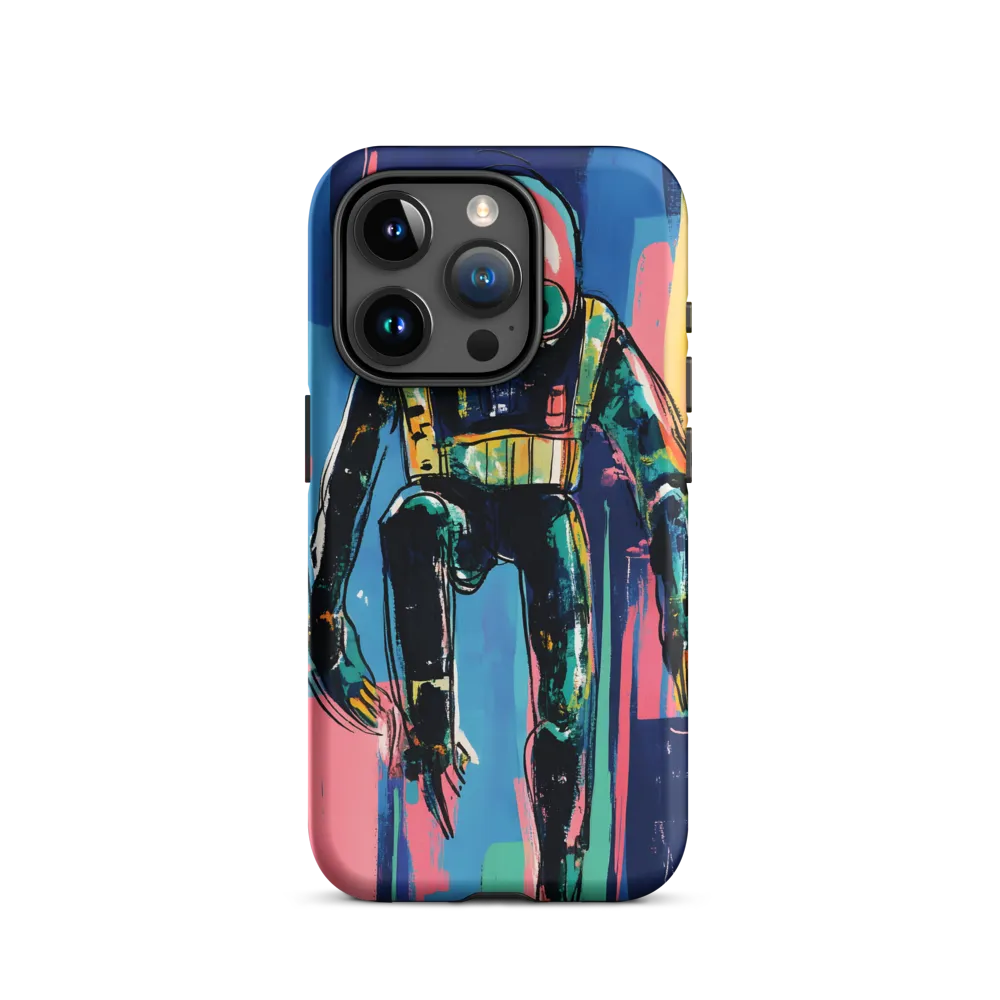 Diver in Vibrant Motion