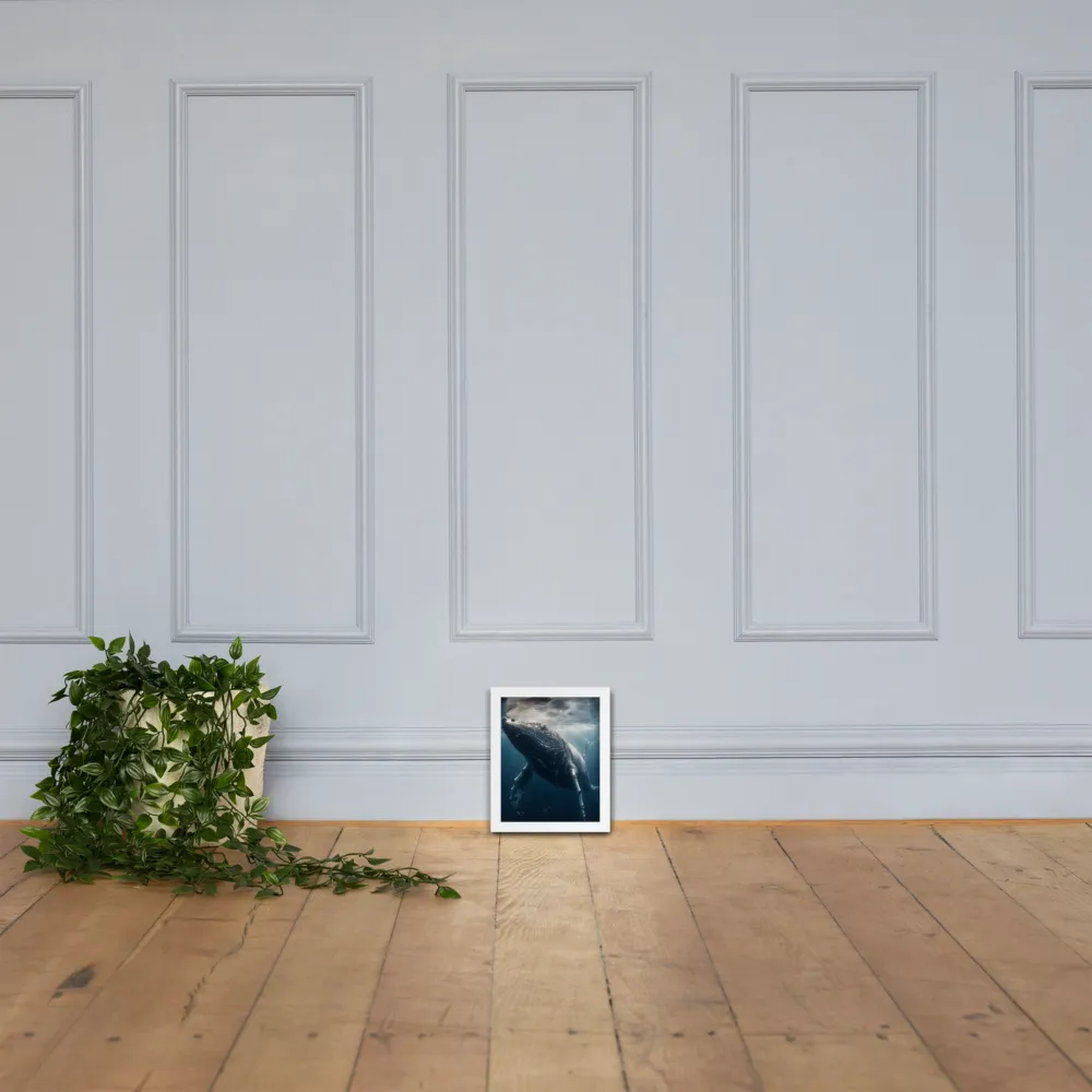Graced by the Depths | Poster with White Frame | 8″×10″