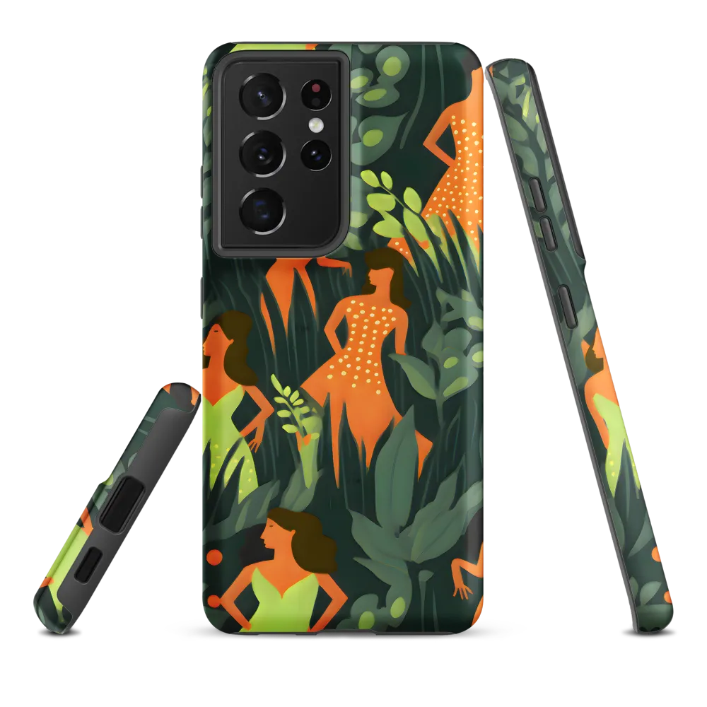 Playful Harmony in Patterns | Phone Case |  S21 Ultra | Tough Case | Matte