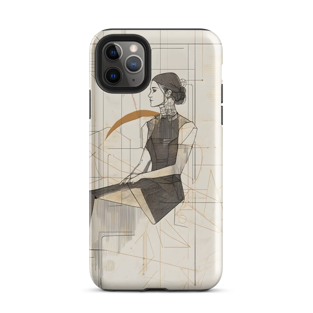 Geometric Elegance | Phone Case |  11 Pro Max | Tough Case | Glossy