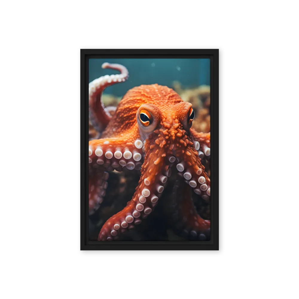 Curious Depths | Canvas with Black Frame | 12″×18″