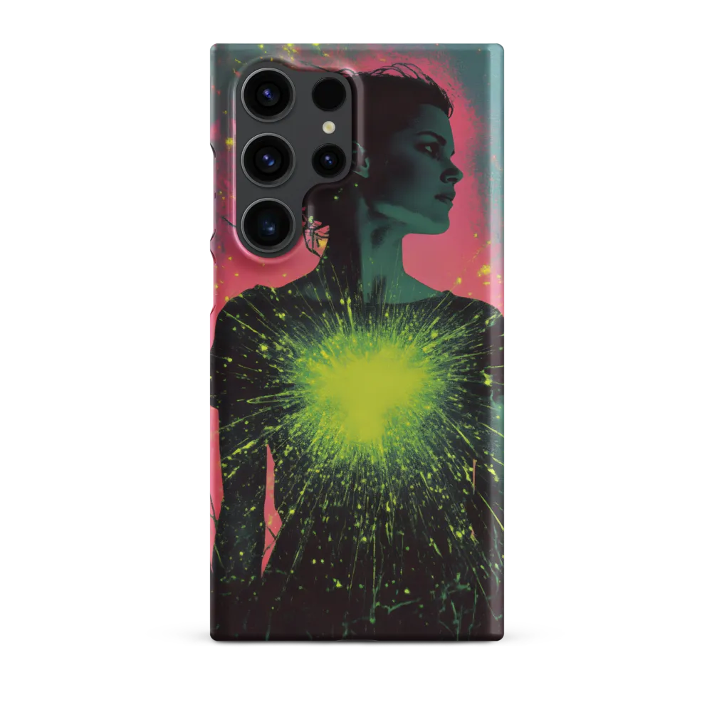 Cosmic Heart: A Surreal Portrait of Strength