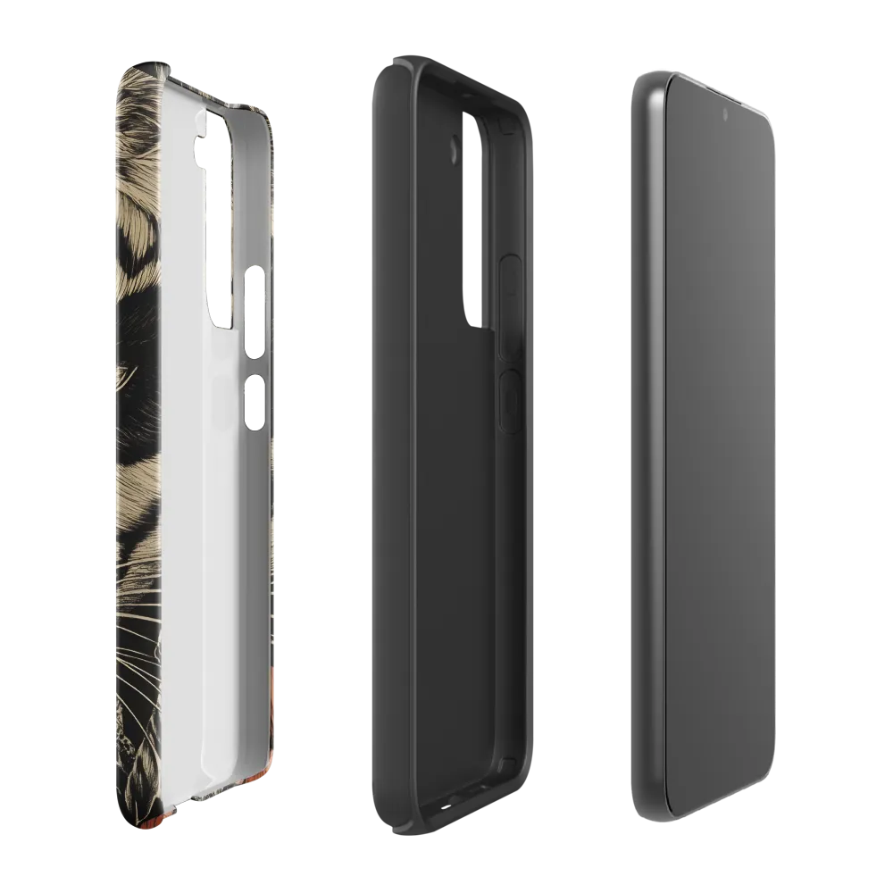 Feline Majesty: The Human-Leopard Connection | Phone Case |  S22 Plus | Tough Case | Glossy