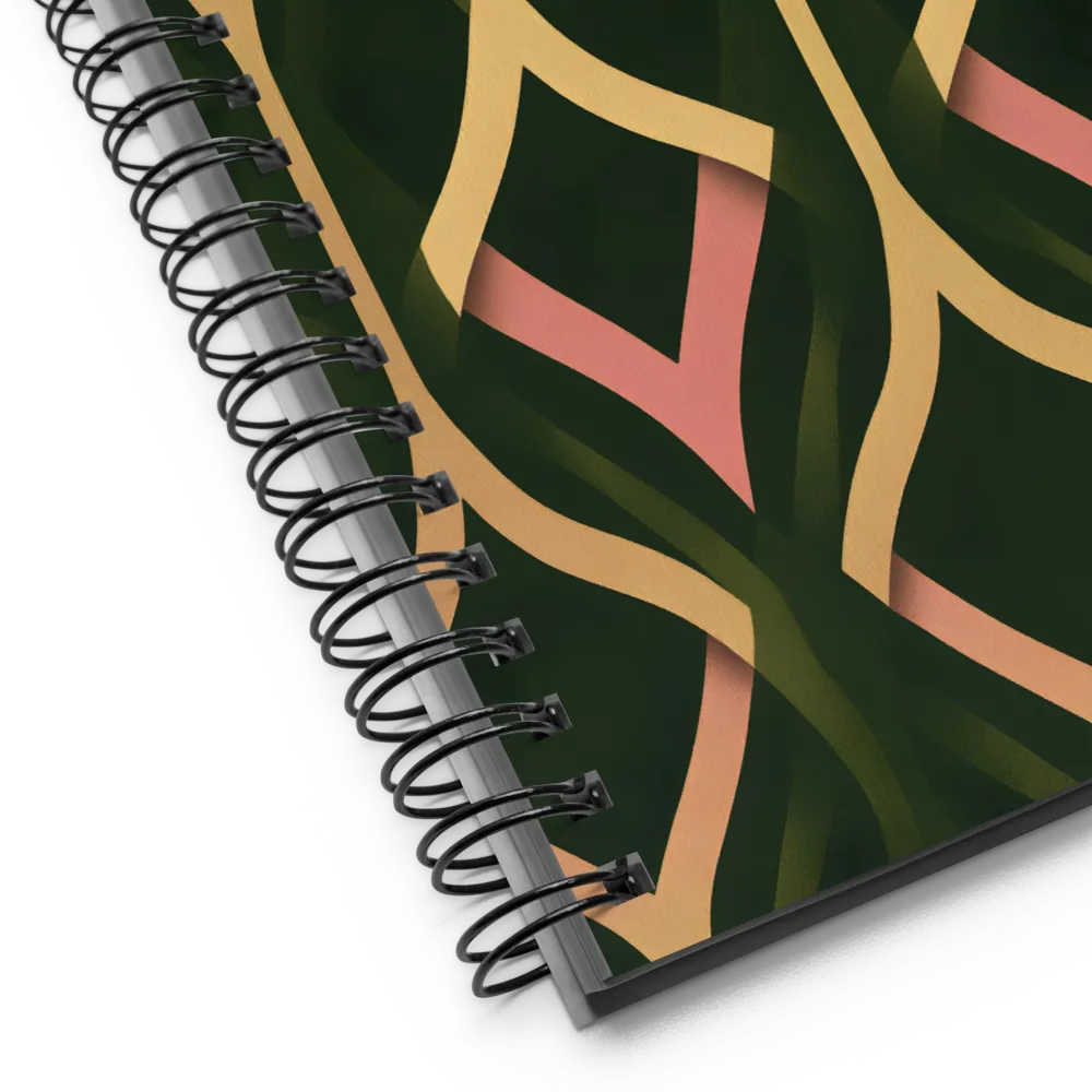 Interwoven Elegance | Spiral Notebook