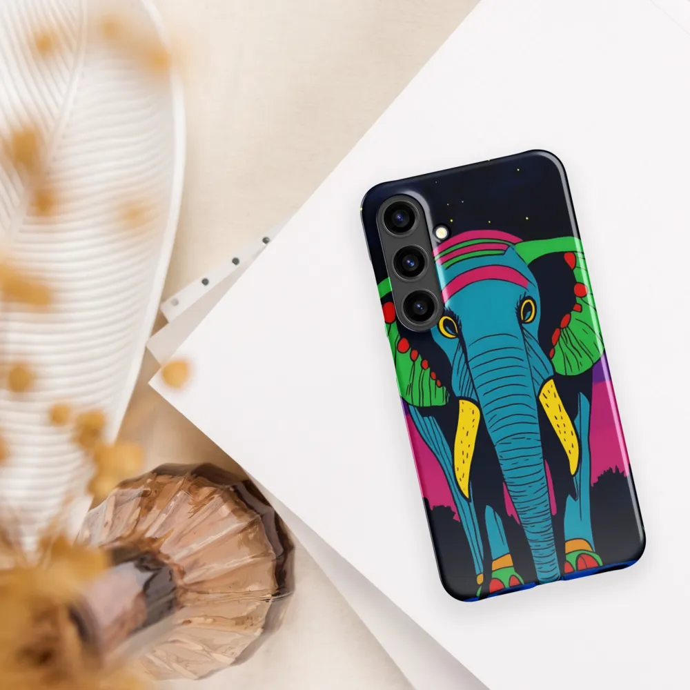 Whimsical Majesty: The Vibrant Elephant