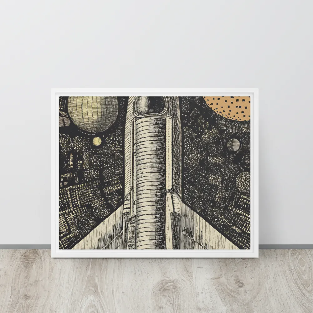 Voyage to the Unknown | Canvas with White Frame | 16″×20″