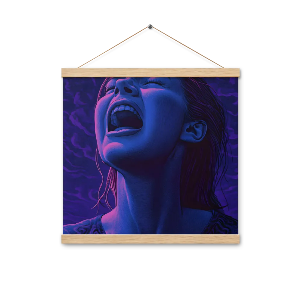 Echoes of Anguish | Poster With Oak Wood Hanger | 16″×16″