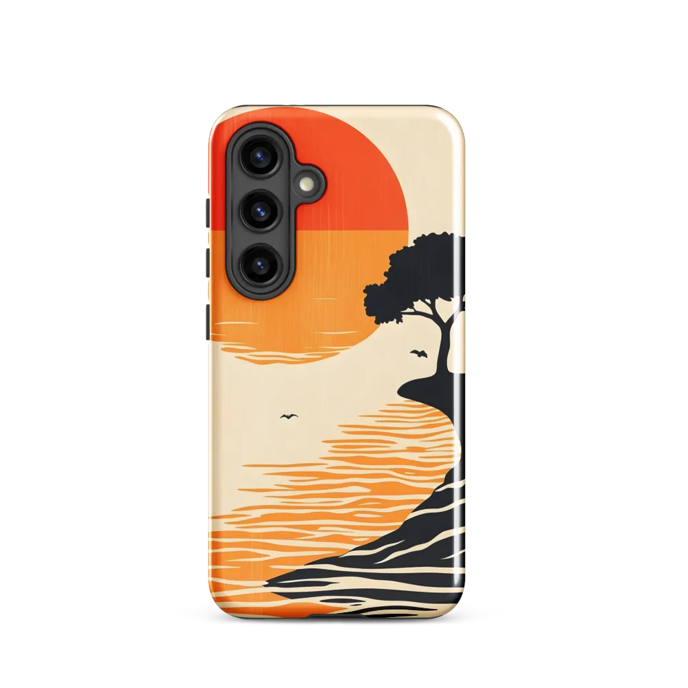 Serene Sunset | Phone Case |  S24 | Tough Case | Glossy
