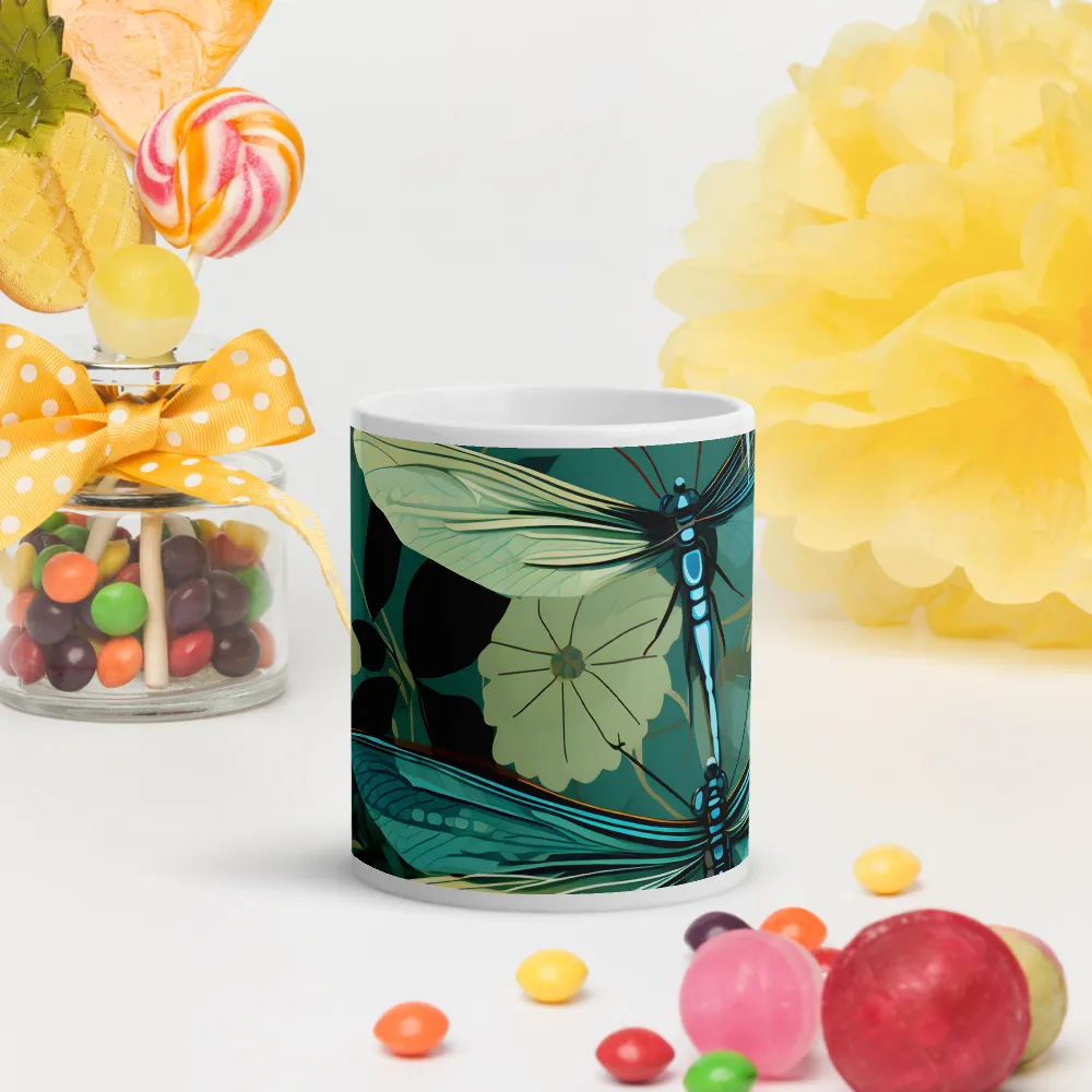 Whispers of Nature: Dragonflies in Harmony | Mugs | Multiple Sizes & Colors