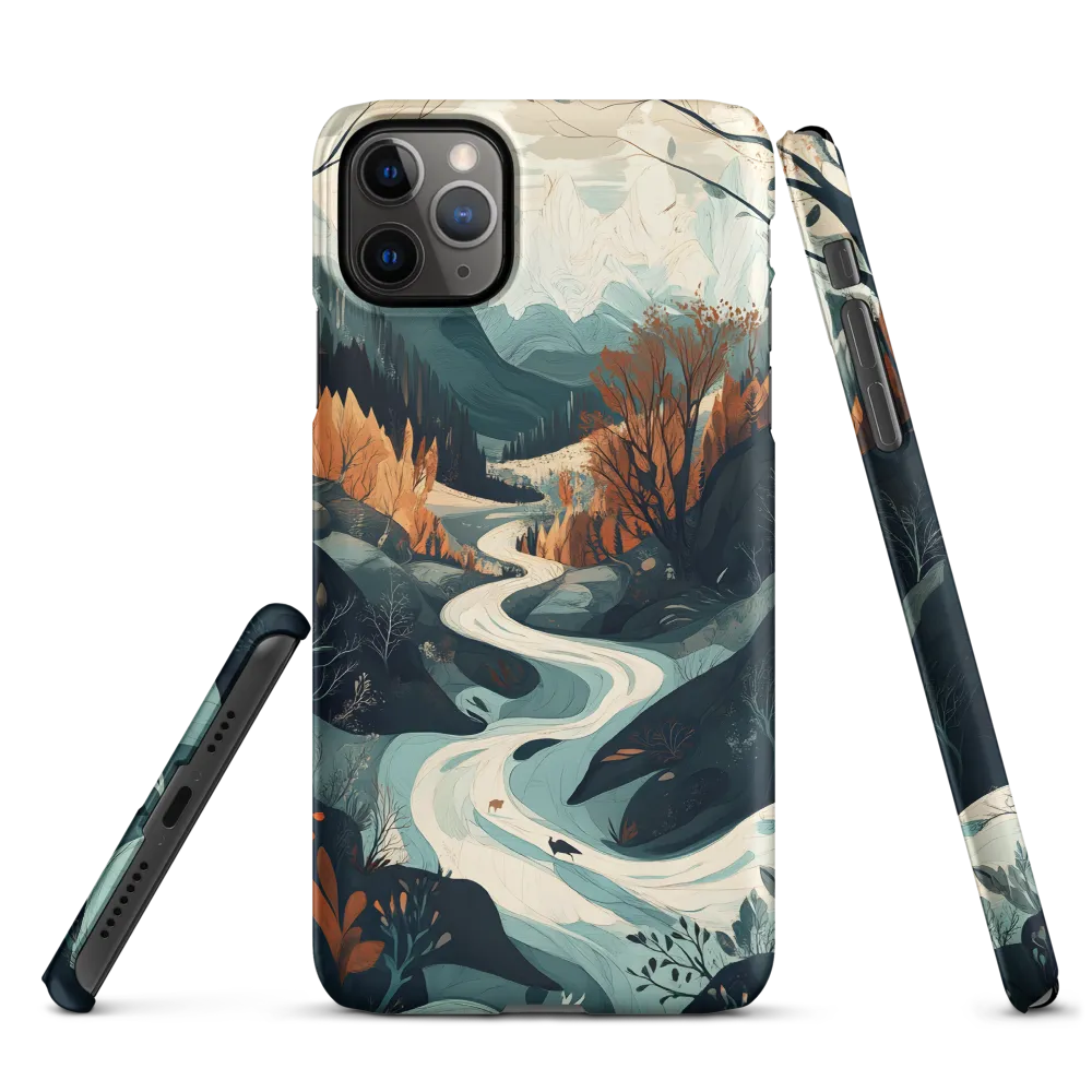 Winding Serenity: A Digital Landscape