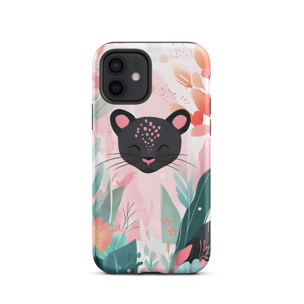 Whimsical Panther in Bloom