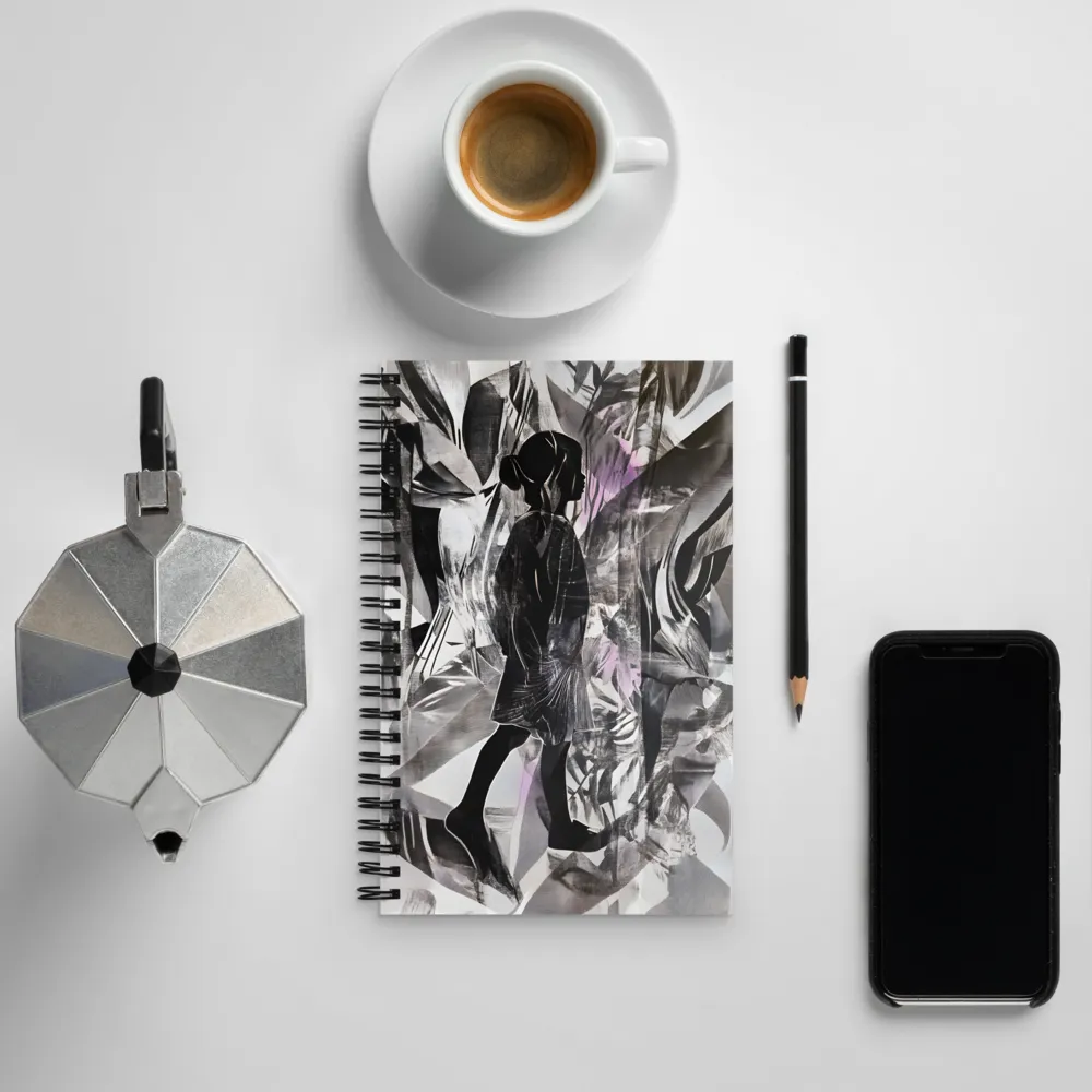 Silhouette of Thought | Spiral Notebook