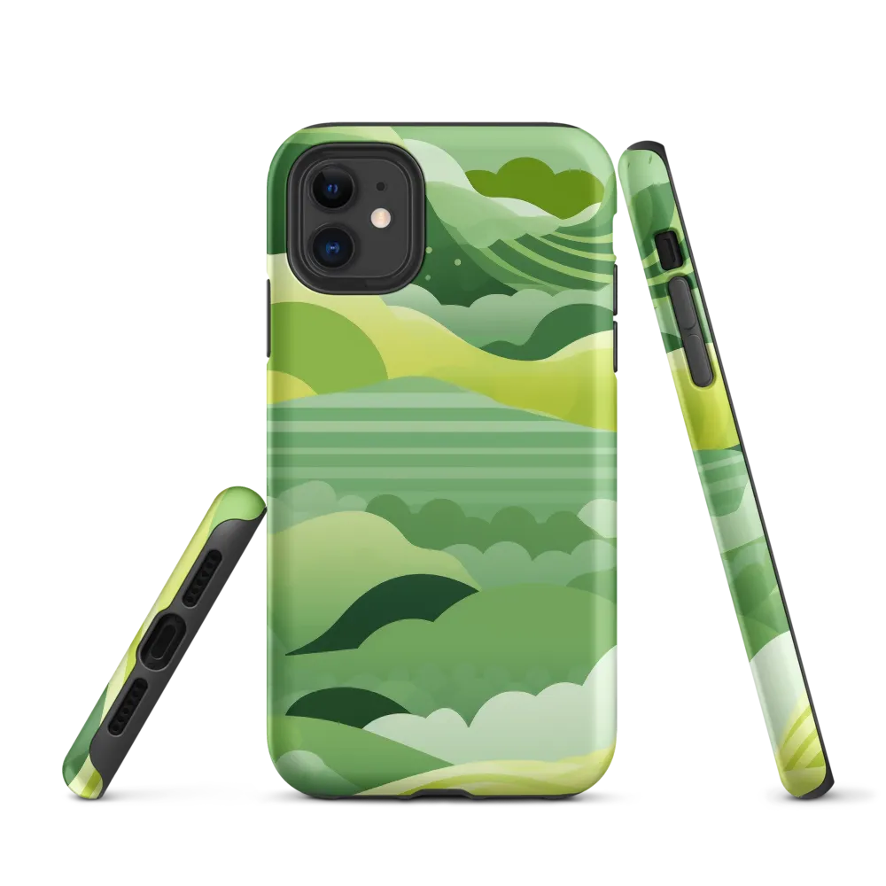 Tranquility in Green Waves