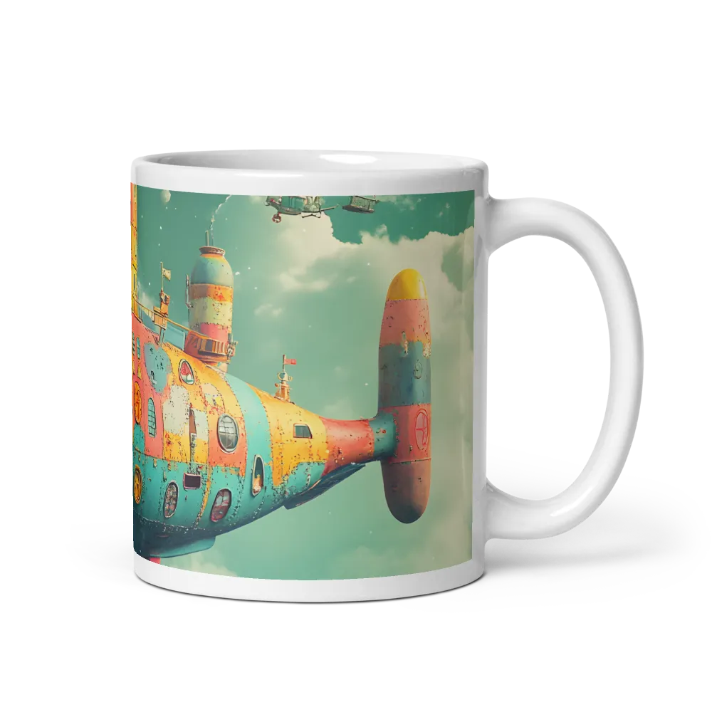 Submerged Dreams: A Whimsical Voyage | Mug with White inside | 11 oz