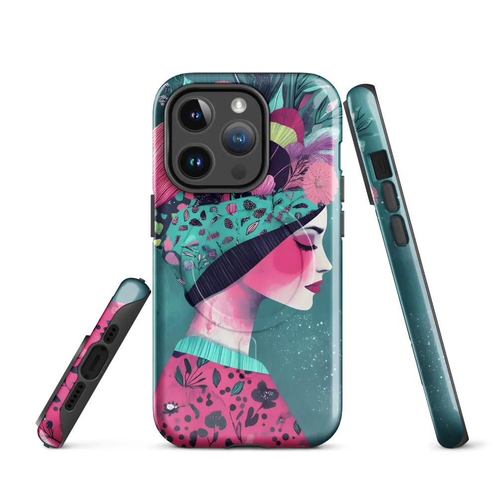 Whimsical Floral Portrait