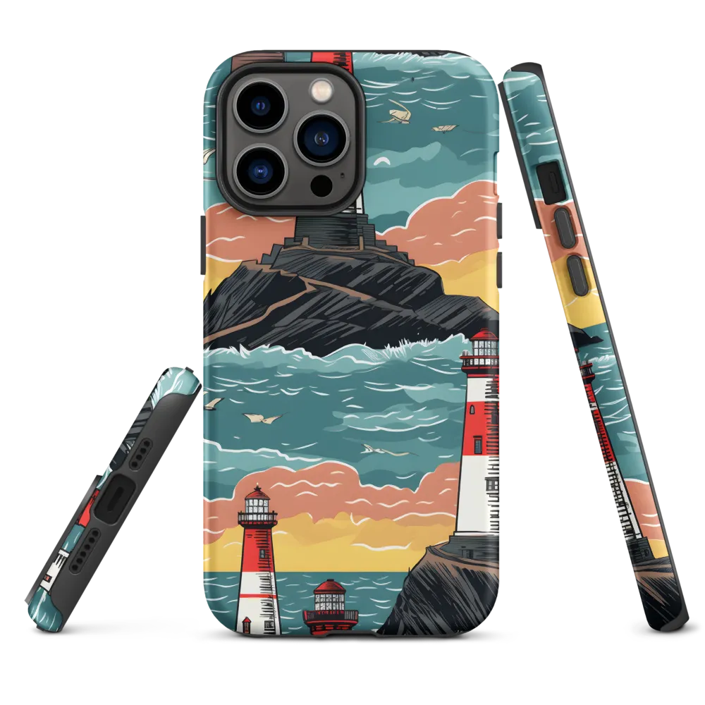 Lighthouses in a Whimsical Ocean