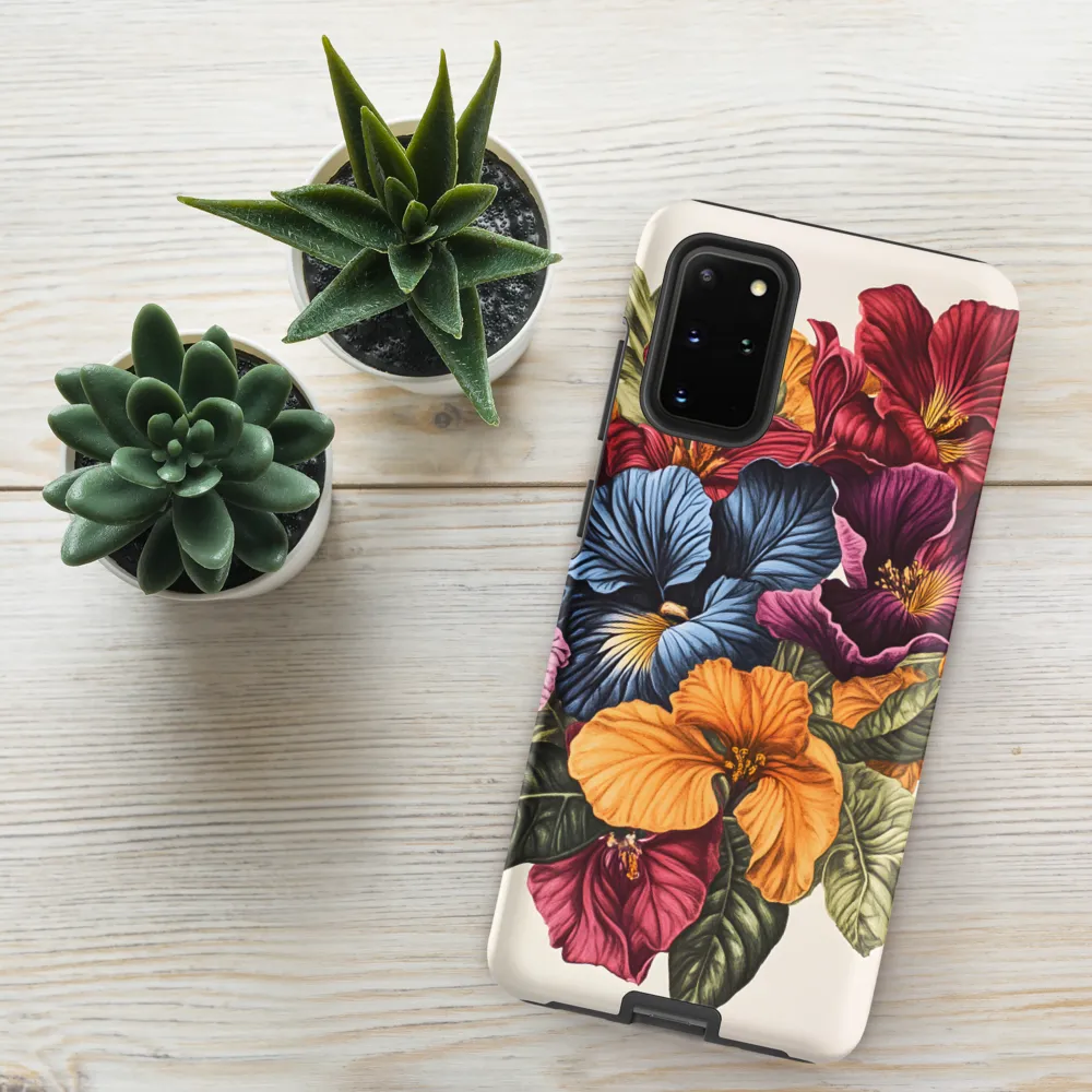 Floral Symphony in Color | Phone Case |  S20 Plus | Tough Case | Matte
