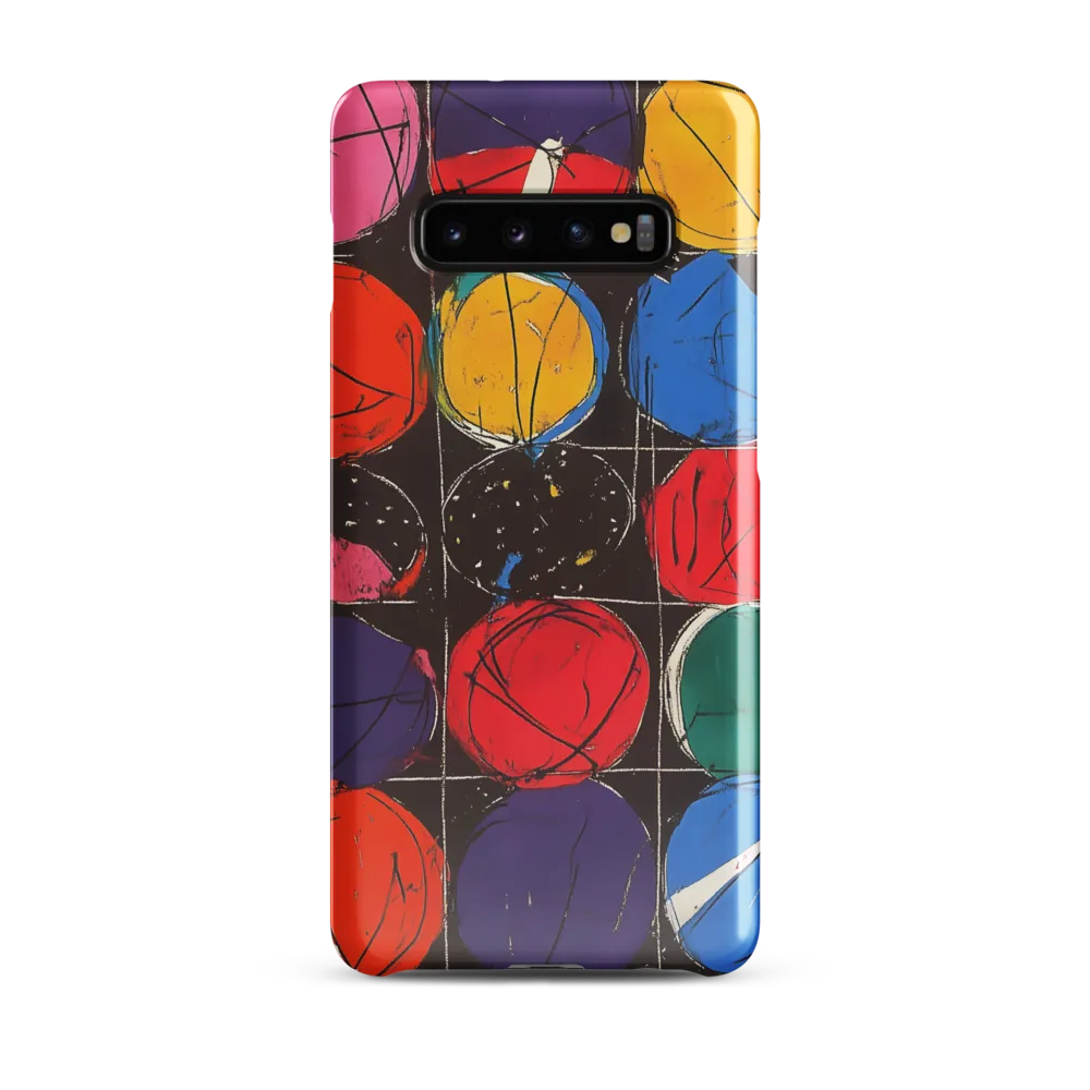 Colorful Circles in Abstract Harmony | Phone Case |  S10 Plus | Snap Case | Glossy