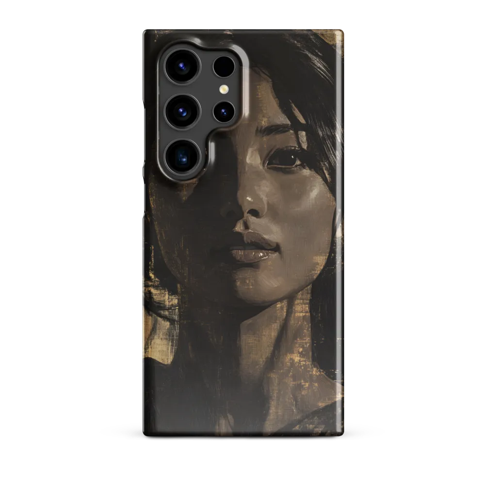 Golden Gaze: A Contemporary Portrait