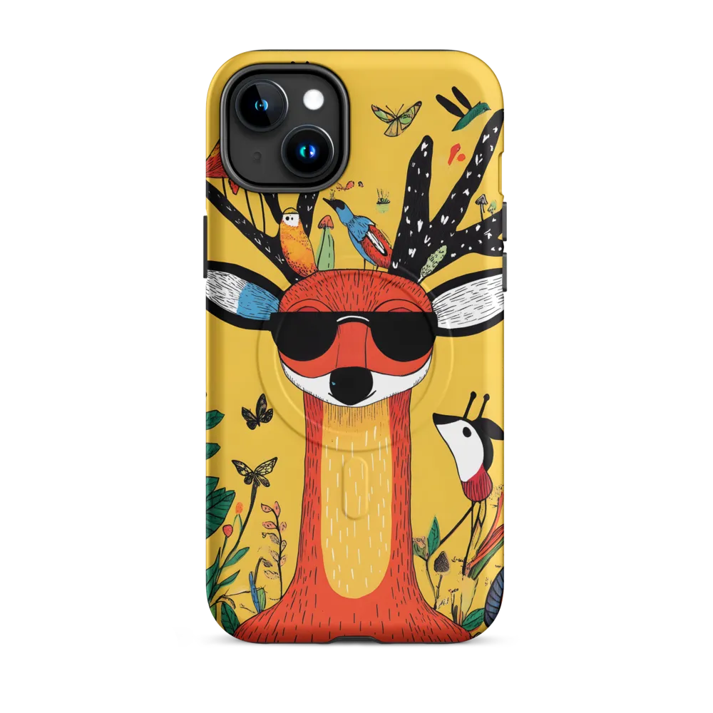 Playful Deer with Sunglasses
