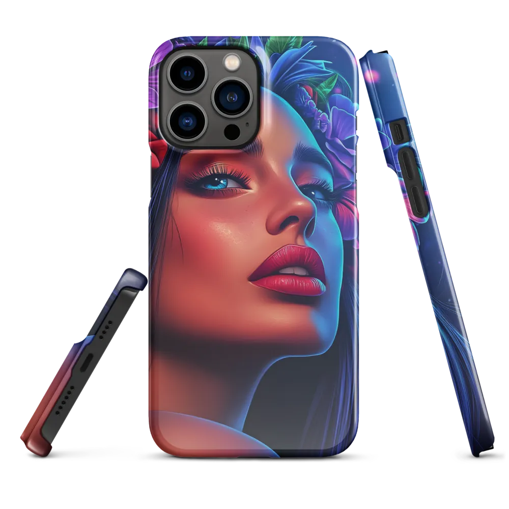 Radiance of the Floral Queen | Phone Case |  13 Pro Max | Snap Case | Glossy
