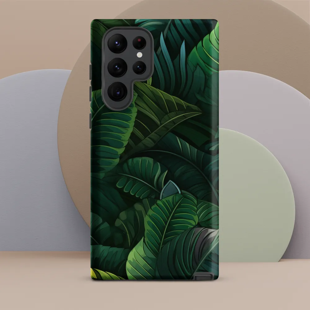 Lush Canopy: A Tropical Foliage Study