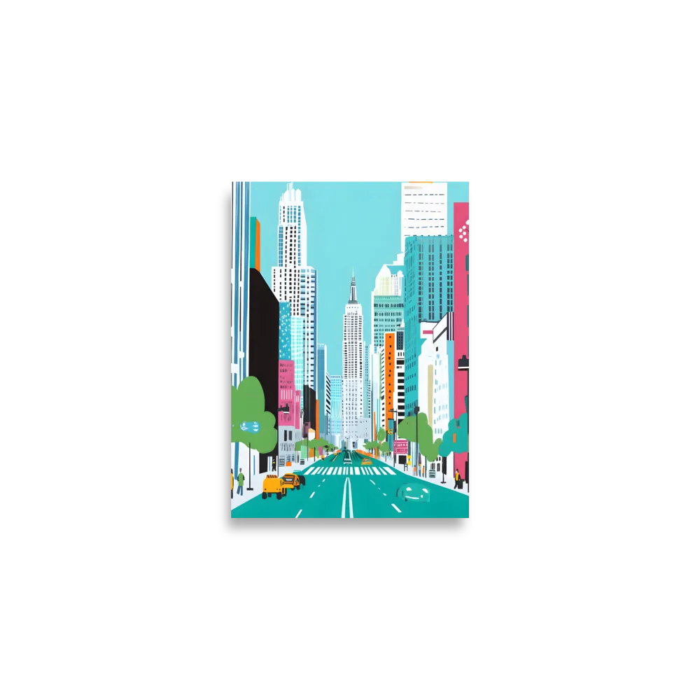 Urban Symphony: A Modern Cityscape | Poster | A2 (16.5″×23.3″)