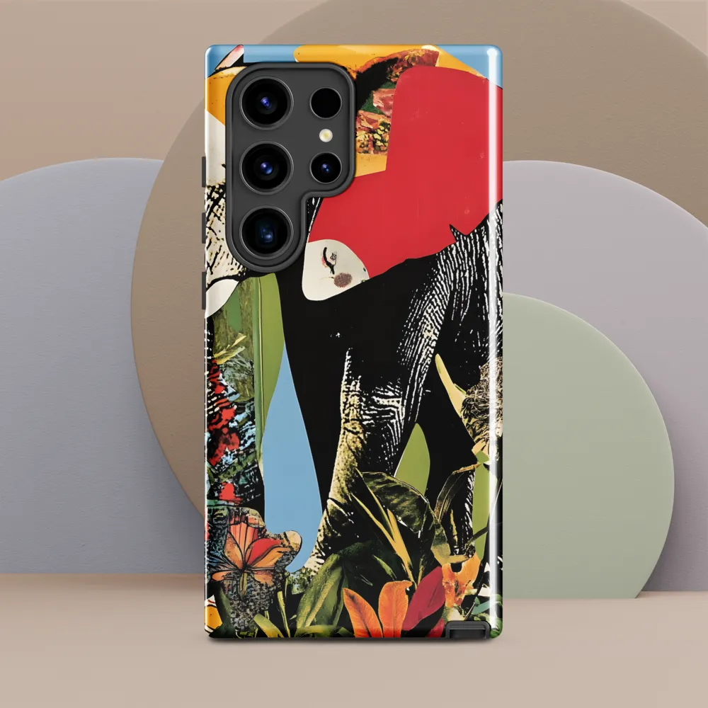 Harmony of Nature: The Elephant's Embrace | Phone Case |  S24 Ultra | Tough Case | Glossy