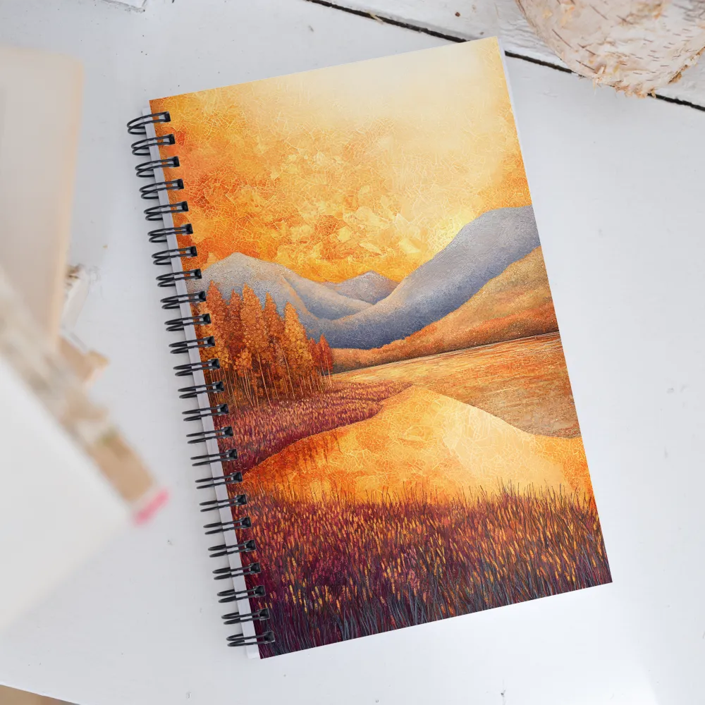 Whispers of Dusk | Spiral Notebook