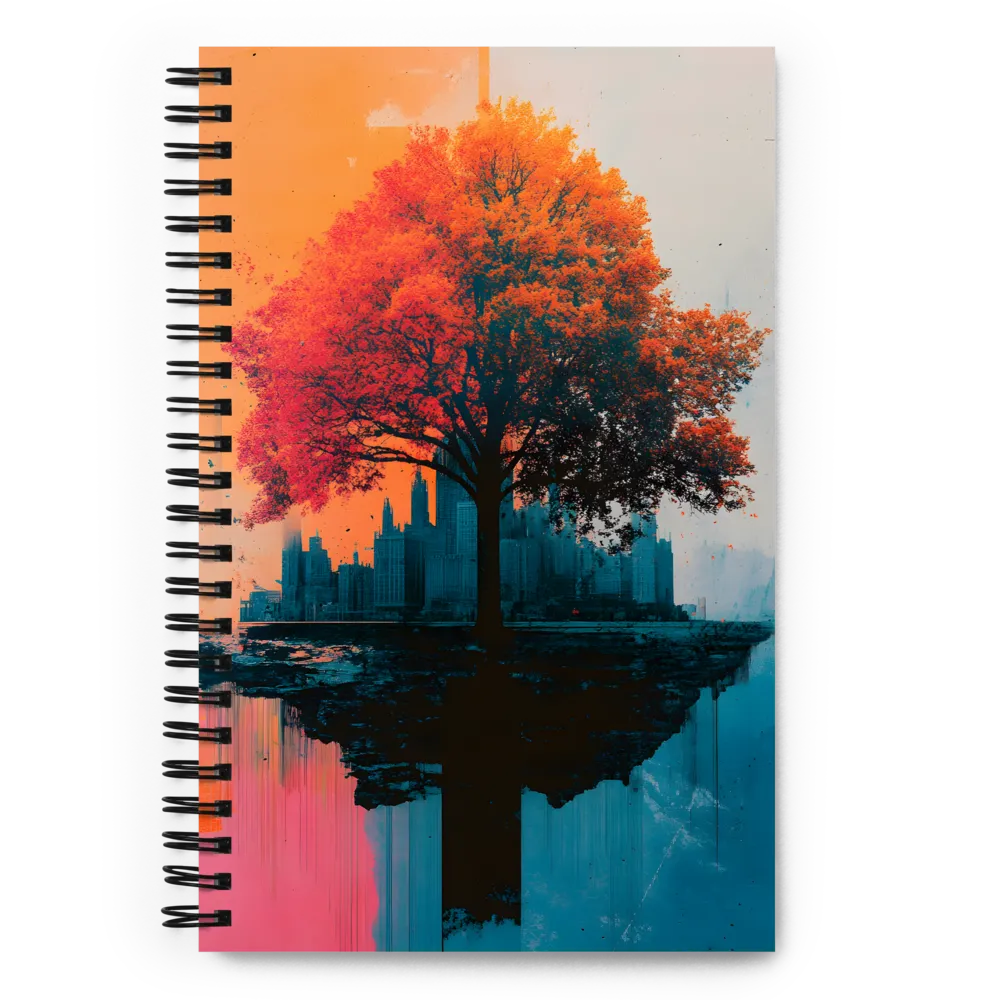 The Urban Embrace of Nature | Spiral Notebook