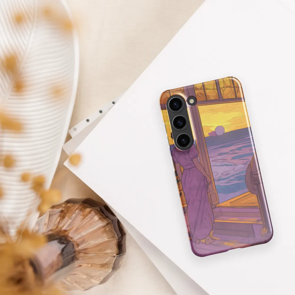 Whispers of the Sunset | Phone Case |  S23 | Snap Case | Glossy