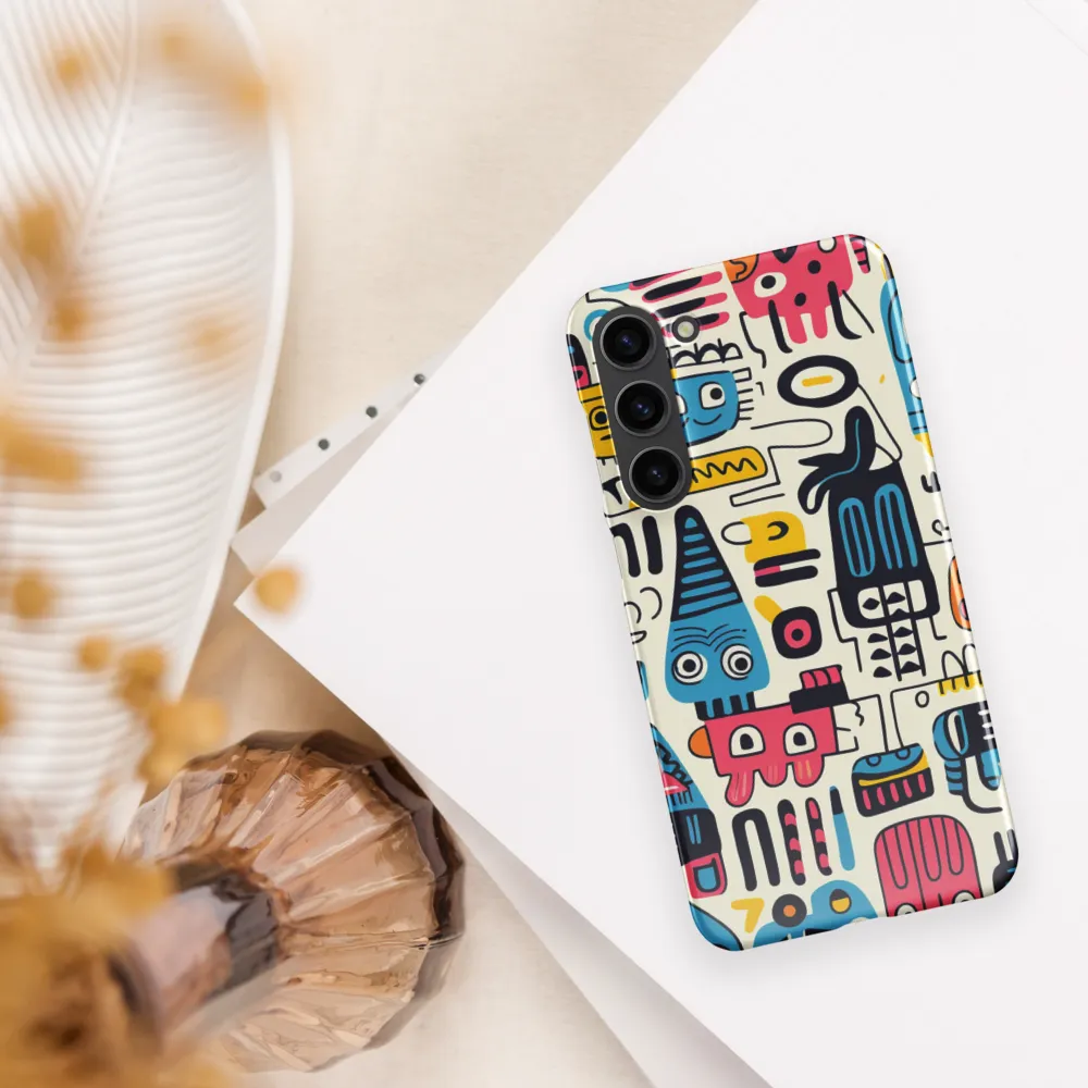 Vibrant Whimsy | Phone Case |  S23 Plus | Snap Case | Glossy