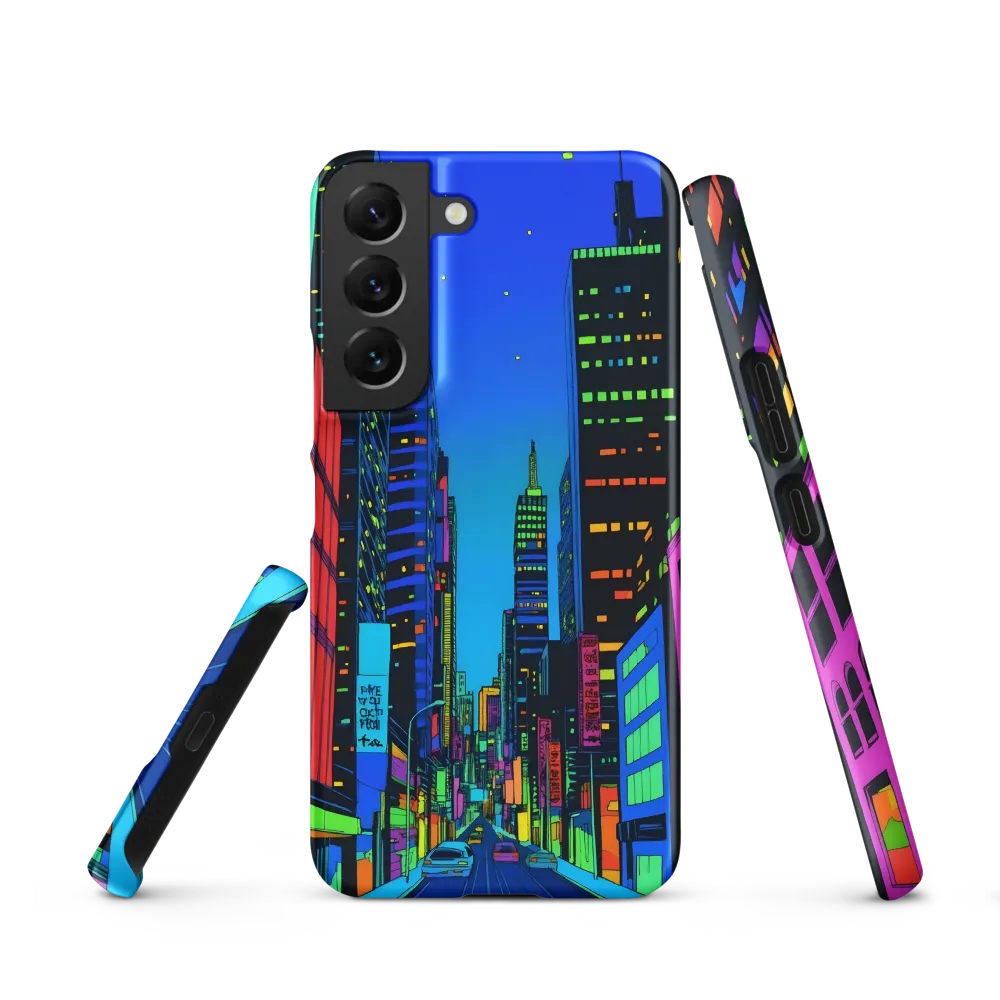 Neon Dreamscape: A Futuristic City at Dusk