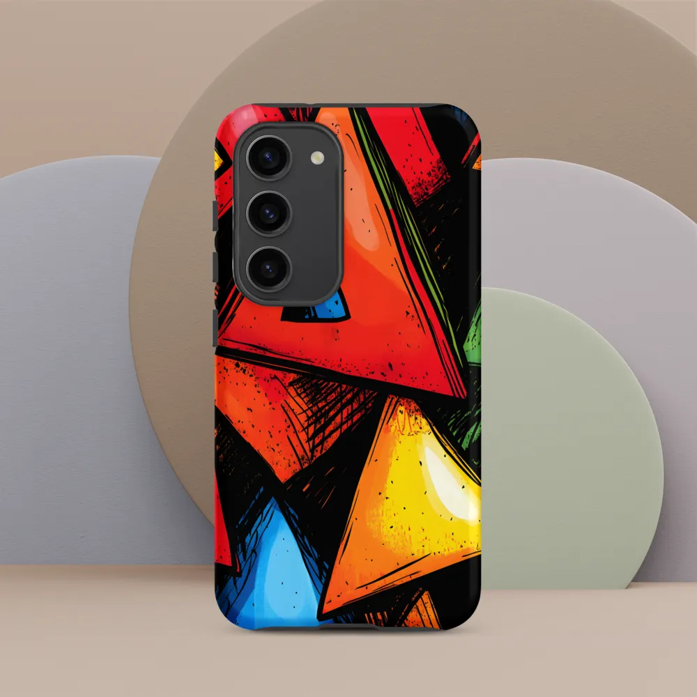 Vibrant Triangles in Abstract Harmony