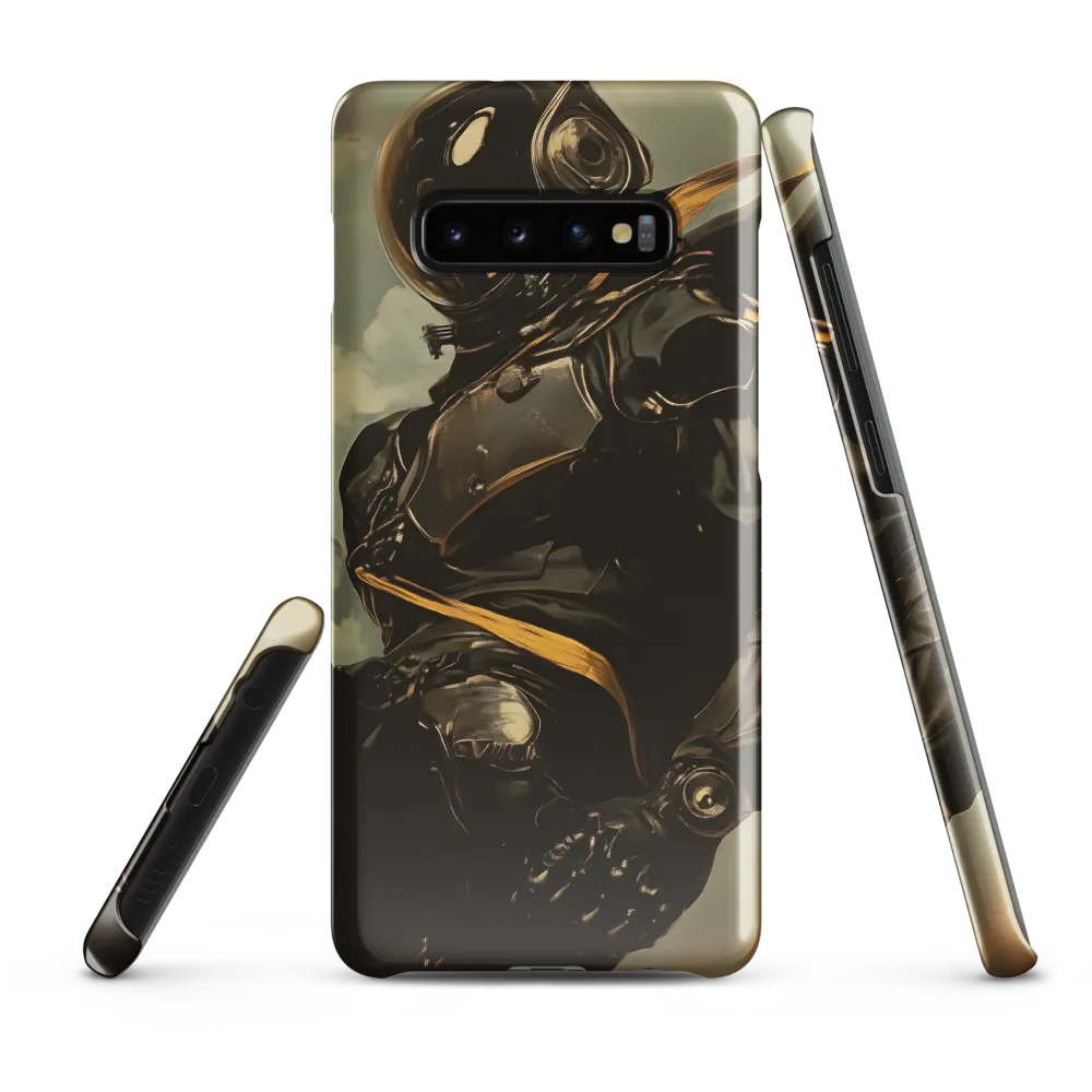 Ethereal Explorer: The Enigmatic Astronaut | Phone Case |  S10 Plus | Snap Case | Glossy