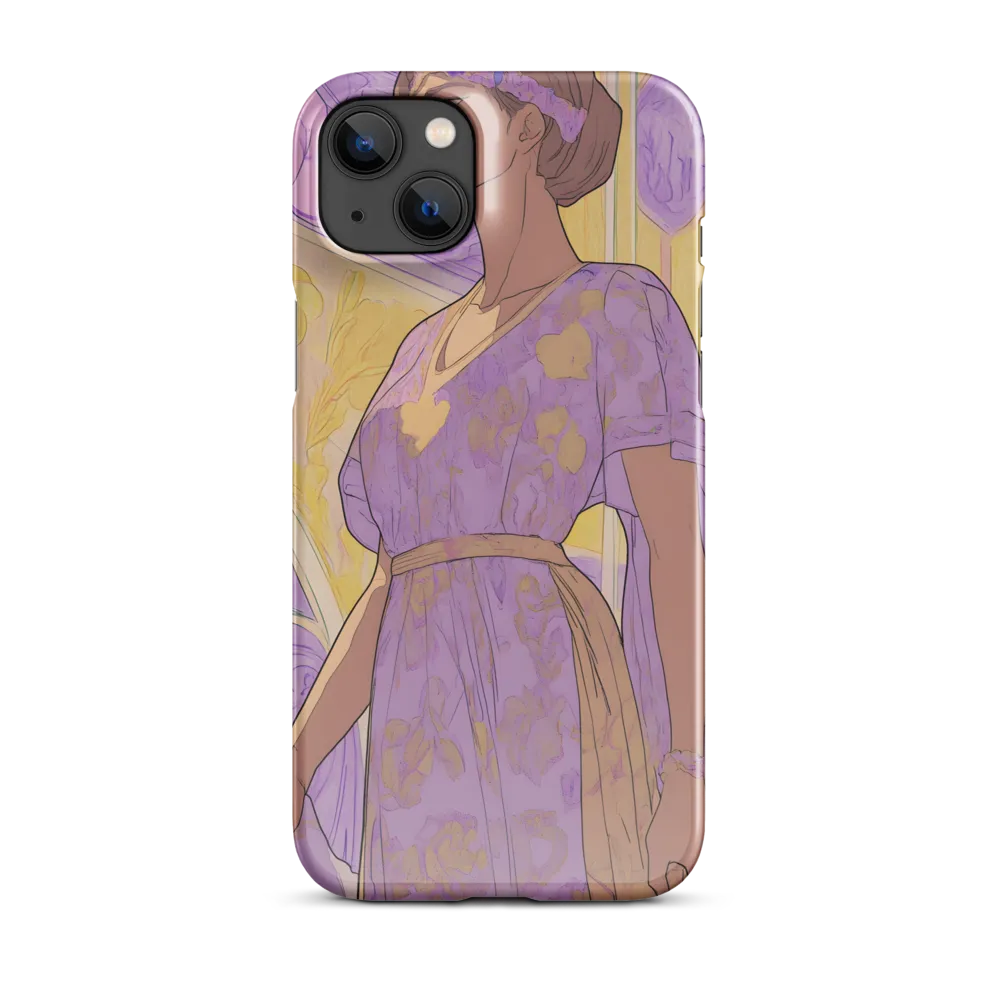 Elegance in Floral Harmony | Phone Case |  14 Plus | Snap Case | Glossy