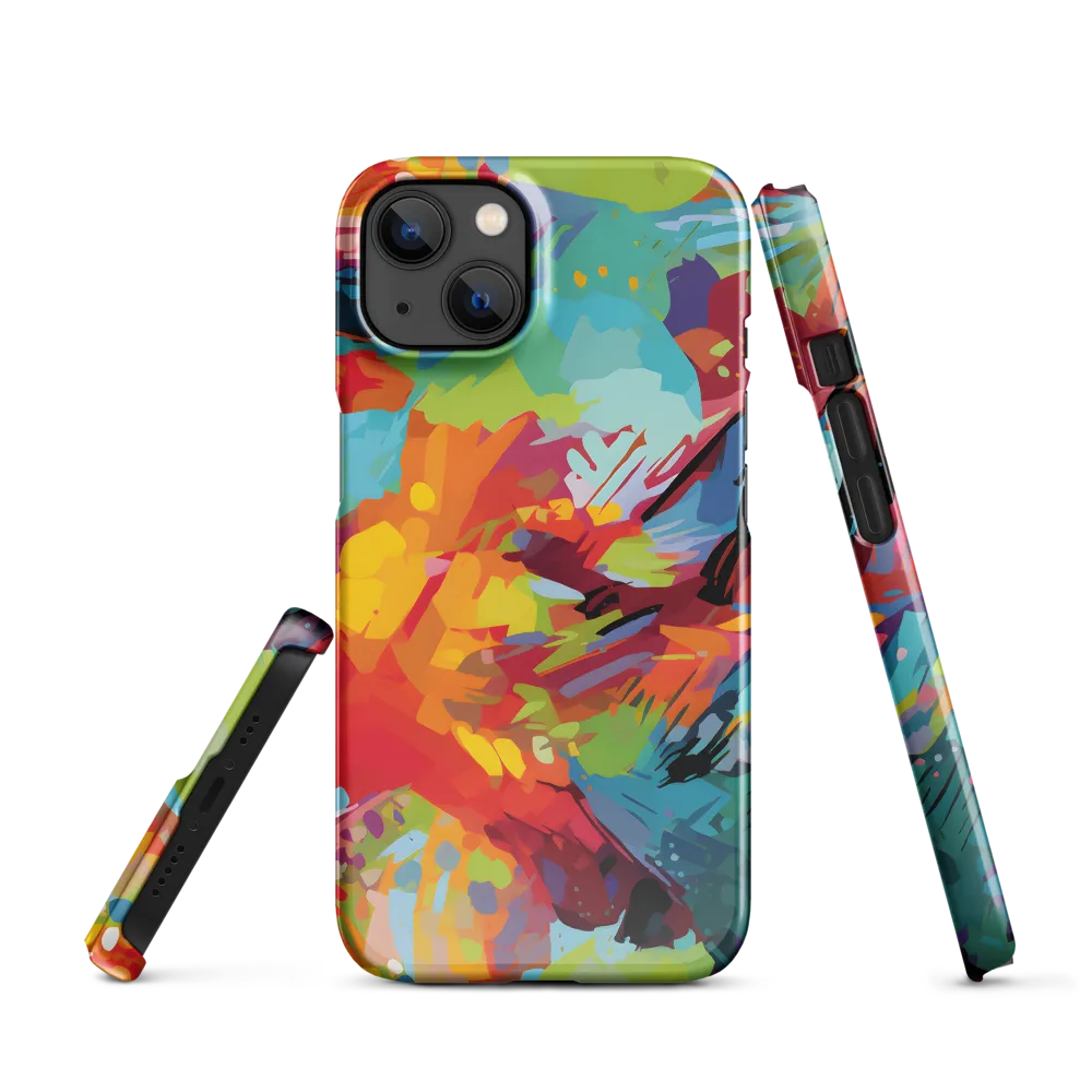Colorful Lizard: An Abstract Adventure | Phone Case |  13 | Snap Case | Glossy