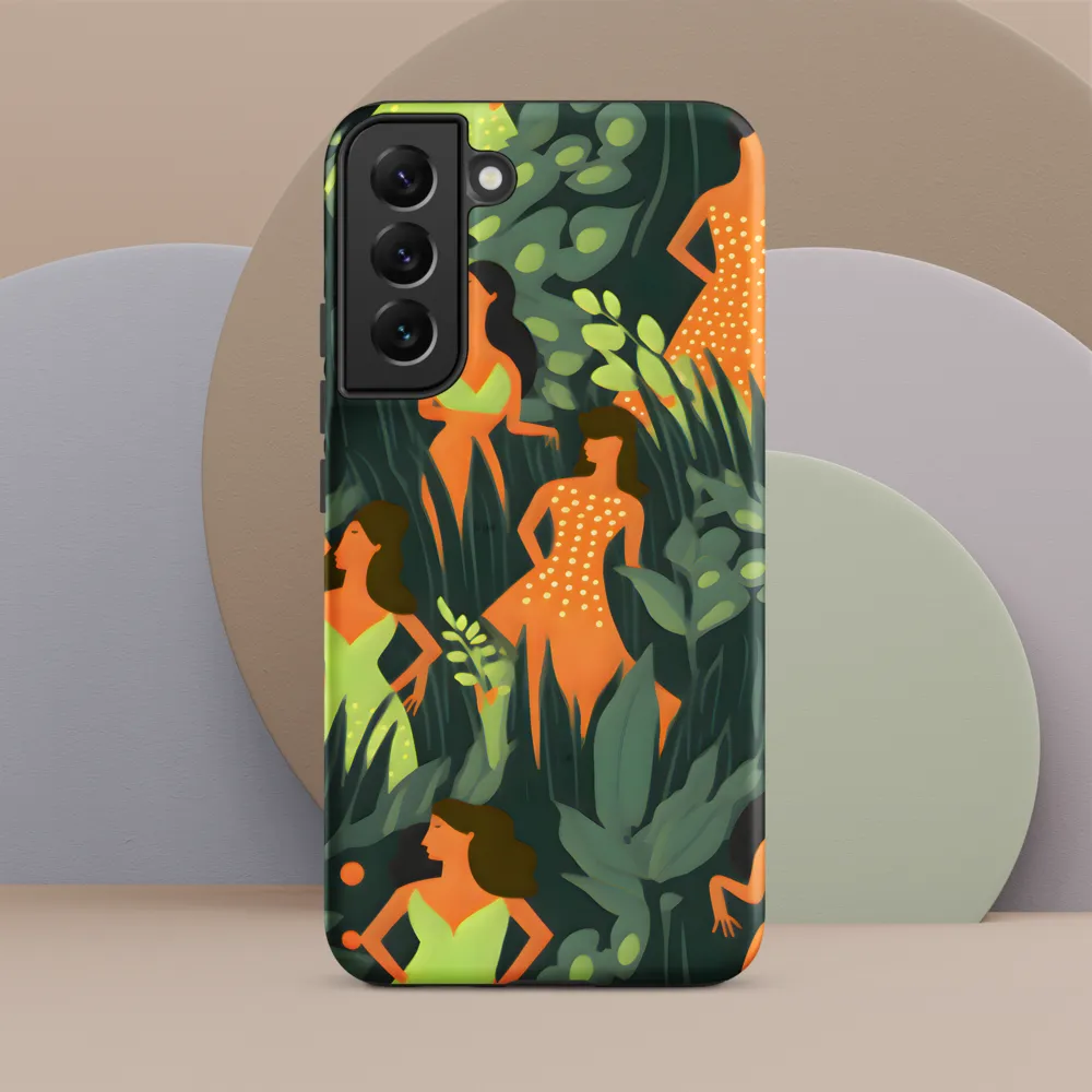 Playful Harmony in Patterns | Phone Case |  S22 Plus | Tough Case | Matte
