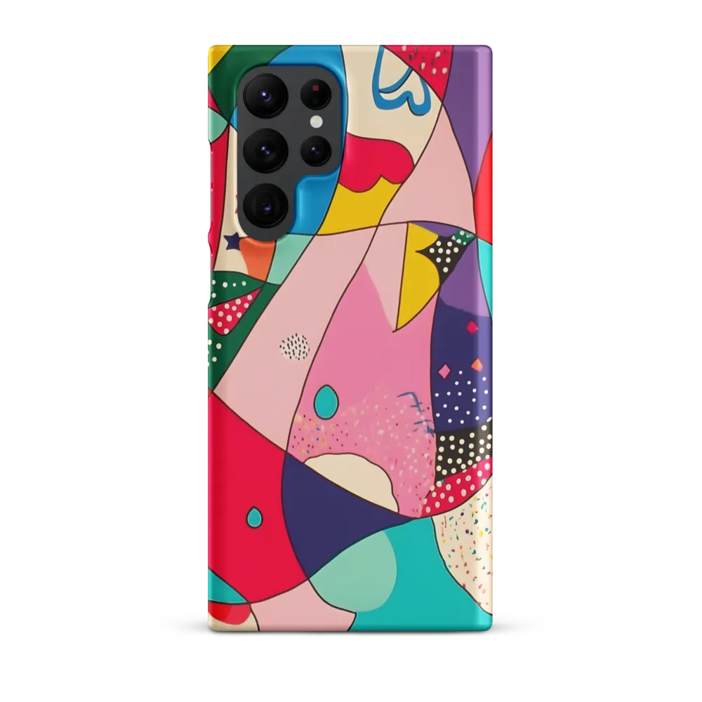 Playful Geometry in Color | Phone Case |  S22 Ultra | Snap Case | Matte