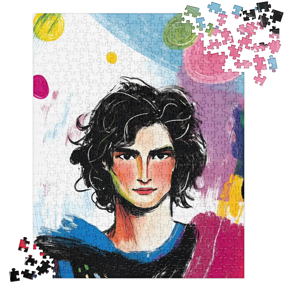 Vibrant Portrait of Youth | Jigsaw Puzzle | 520 pieces