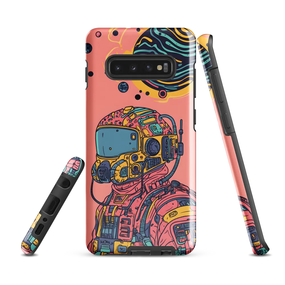 Exploration Beyond: A Digital Astronaut | Phone Case |  S10 Plus | Tough Case | Glossy