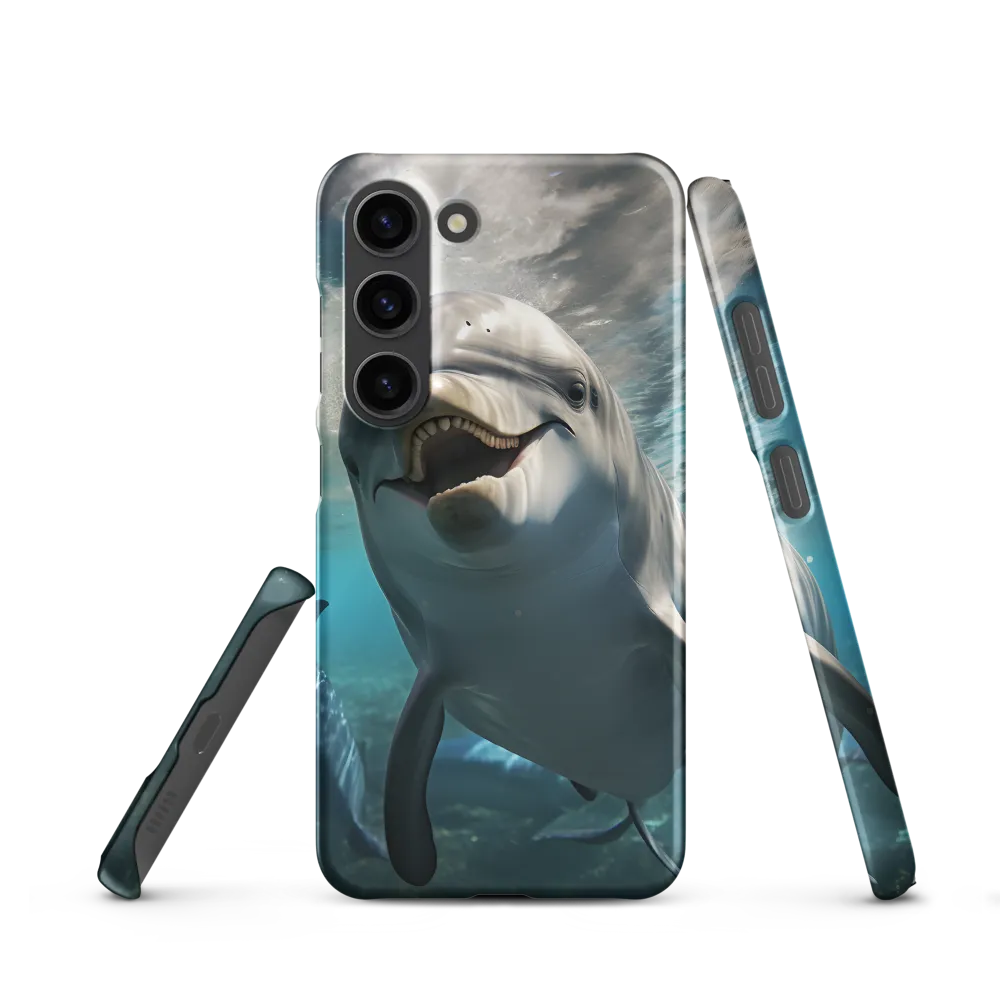 Beneath the Waves: A Dolphin's Dance