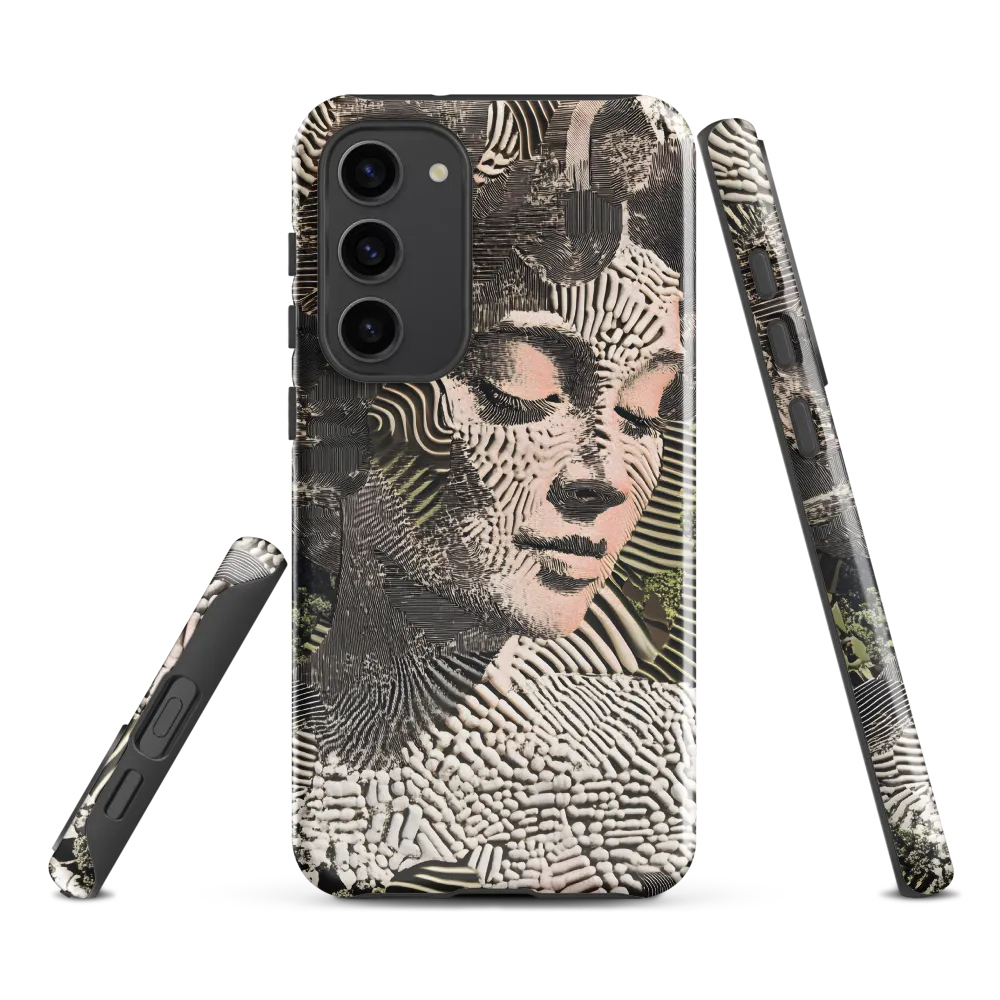 Ethereal Blend of Nature and Humanity | Phone Case |  S23 Plus | Tough Case | Glossy